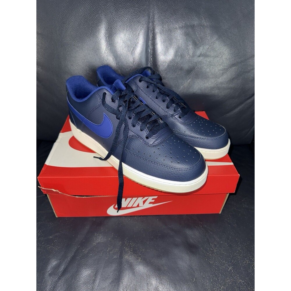 Nike Court Vision LO Mens Size 12 New With Box Midnight Navy/Royal Blue